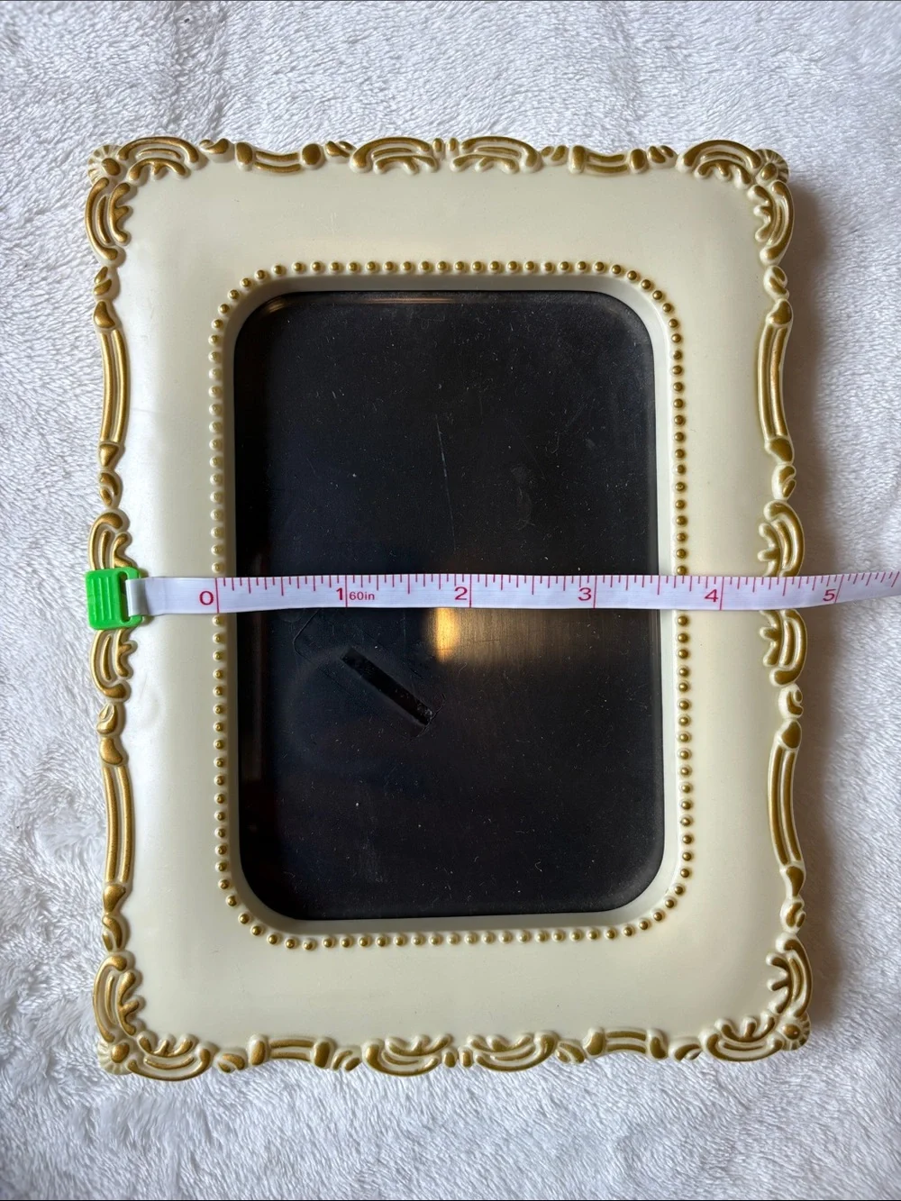 Vintage Mixed Wood and Metallic Picture Frame Set - Brown, Gold, Cream